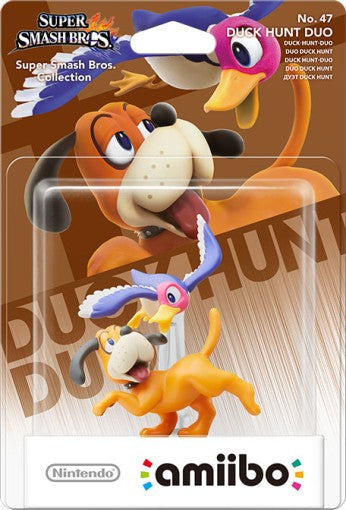 Amiibo Super Smash Bros - Duck Hunt Duo No.47 Amiibo Super Smash Bros - Duck Hunt Duo No.47